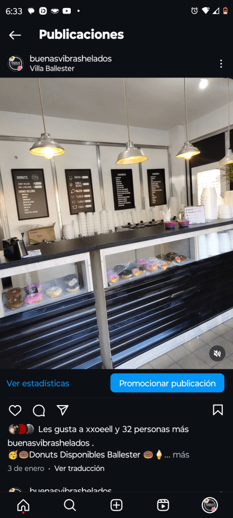 FONDO DE COMERCIO heladería funcionado