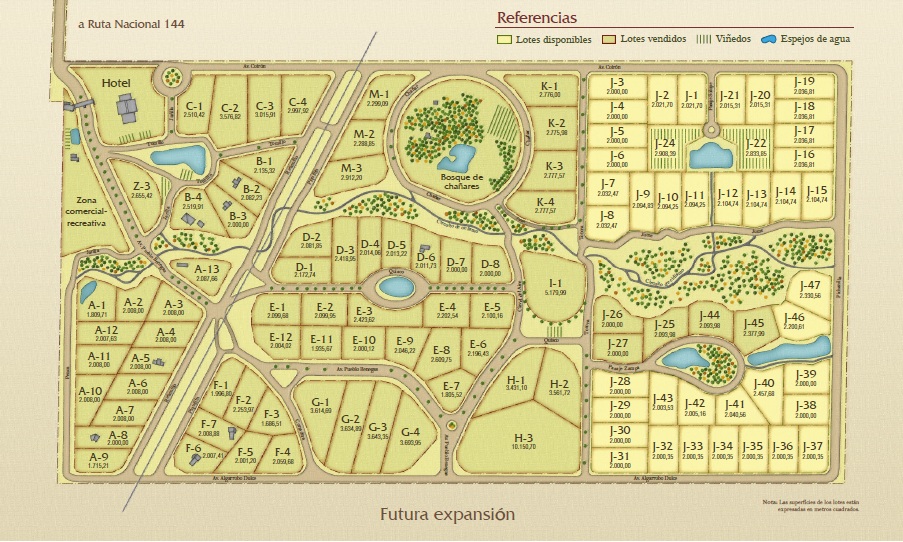 VENDO LOTE EN CLUB DE CAMPO PUEBLO BENEGAS