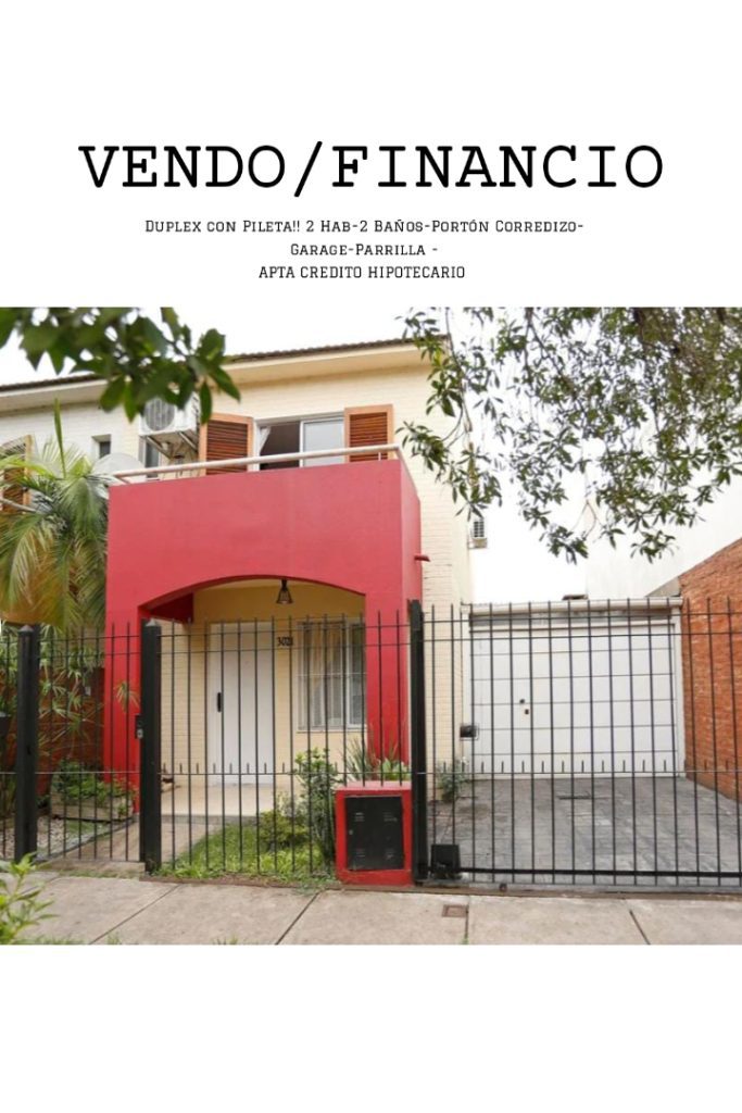 Vendo Casa Duplex con Pileta!! Excelente oportunidad Escucho Ofertas!!!