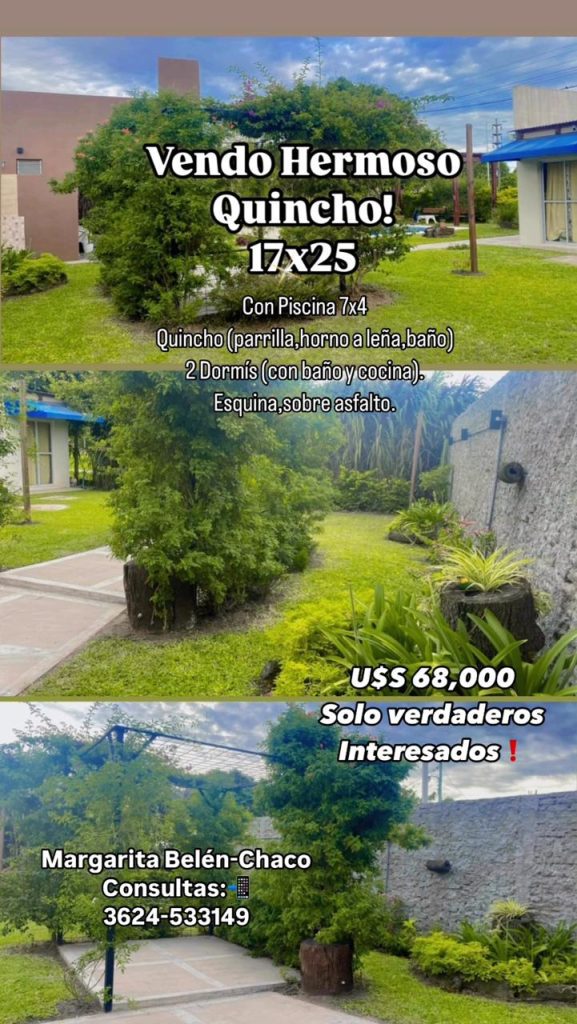 Quincho con 2 dormis,piscina,parrilla horno a leña. Exelente estado!