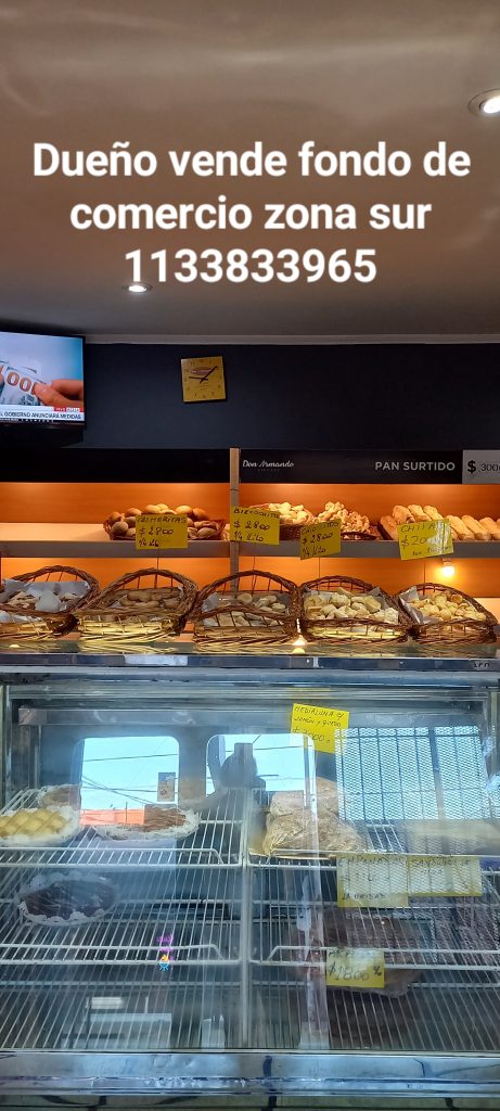 Vendo fondo de comercio franquicia de panificados