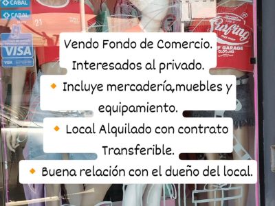 Oportunidad para emprender.