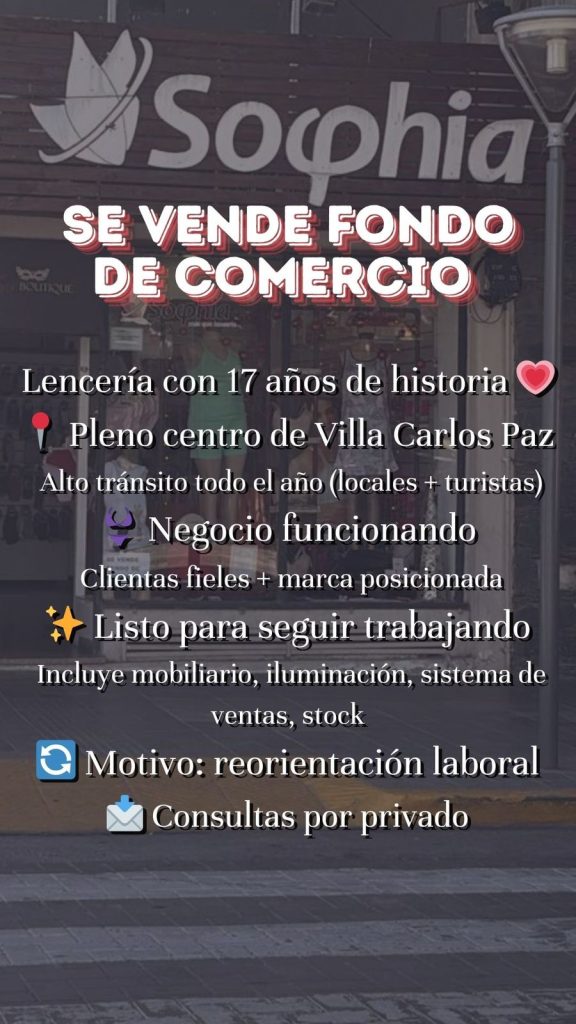 VENDO LENCERIA CON 18 AÑOS DE ANTIGUEDAD