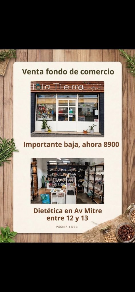 Dietetica/Almacén centro de Berazategui