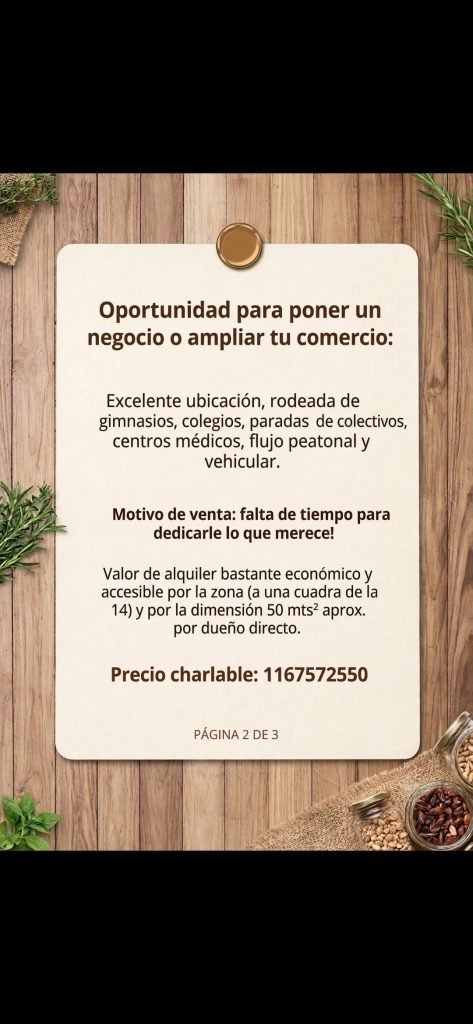 Dietetica/Almacén centro de Berazategui
