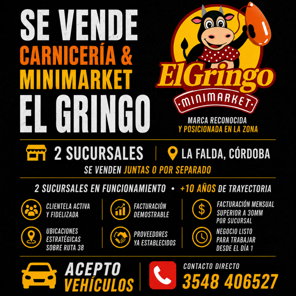 2 SUCURSALES CARNICERIA&MINIMARKET SE VENDEN JUNTOS O SEPARADOS