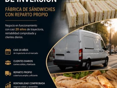 fabrica de sandwiches con reparto propio