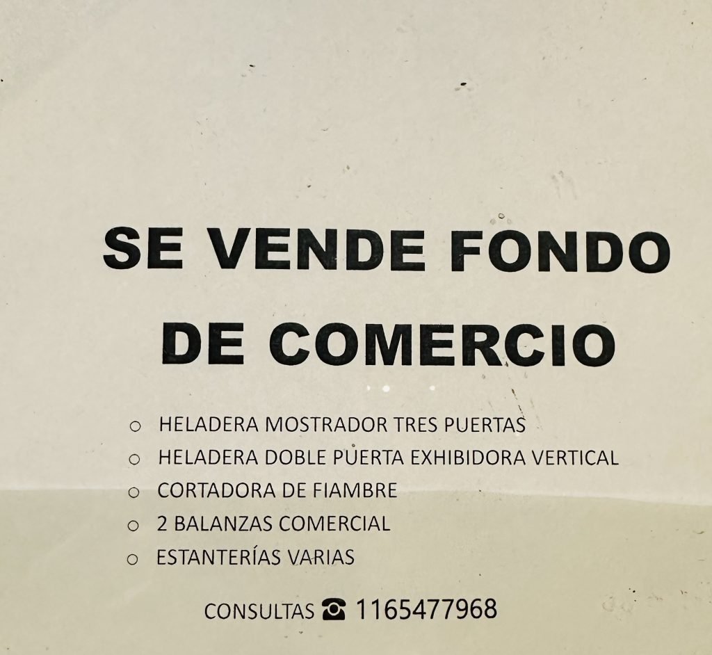 Se vende fondo de comercio