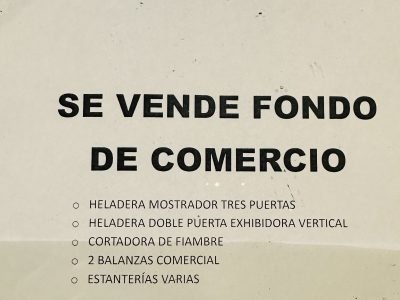 Se vende fondo de comercio
